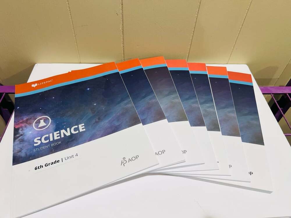 AOP Lifepac Science 6th Grade Unit 4-10 & Teacher Guide